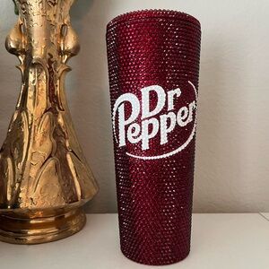 Dr. Pepper bling rhinestone tumbler